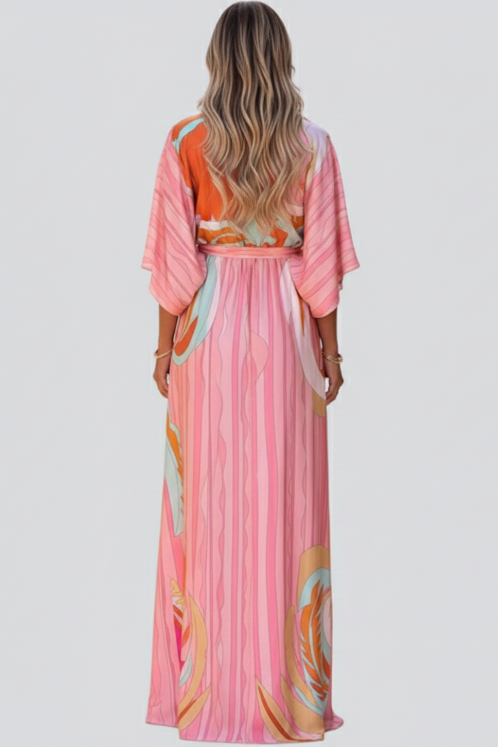 Anna | Women's Summer Printed Batwing Dress