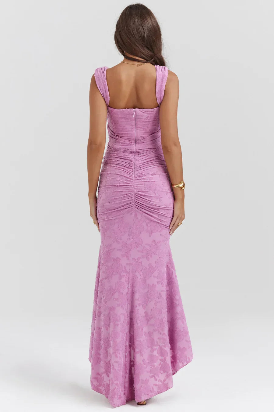 Briar | Women's Embroidered Asymmetrical Wedding Guest Dress