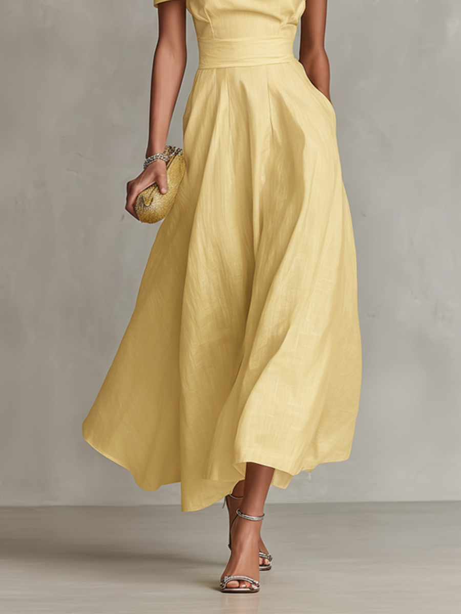 Amy | Women's Elegant One-Shoulder Maxi Dress