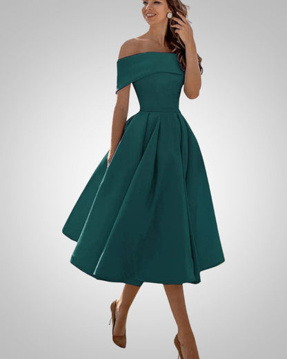Luna | Women's Elegant Summer Off-Shoulder Dress
