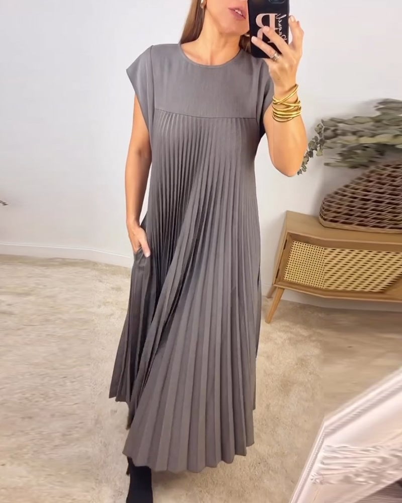 Grace | Women's Elegant Pleated Maxi Dress