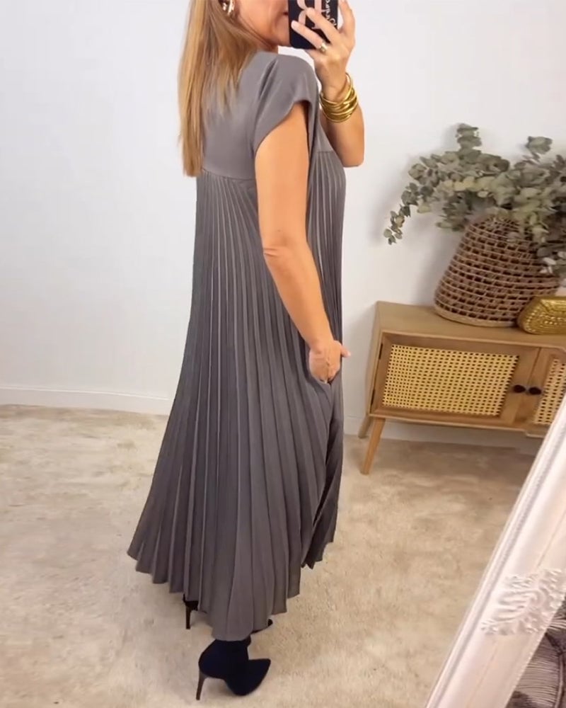 Grace | Women's Elegant Pleated Maxi Dress