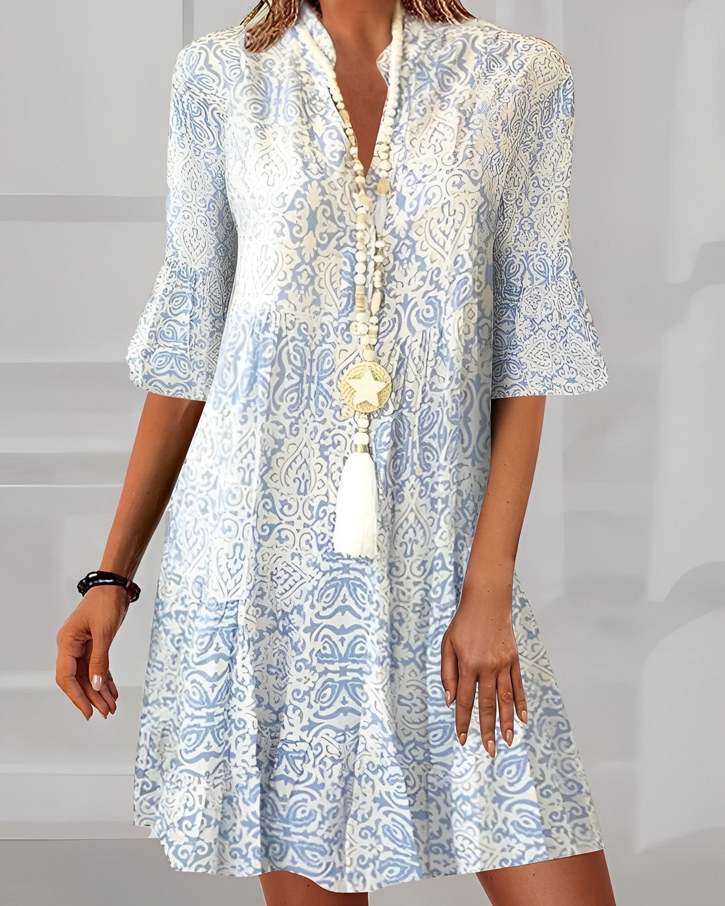 Madison | Women's Summer Floral Print Boho Dress