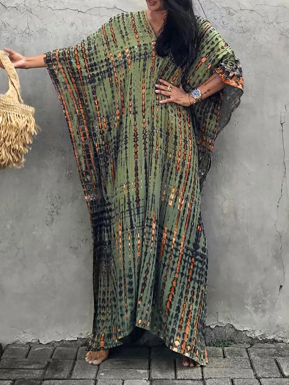 Zella | Women's Relaxed Fit Maxi Kaftan Dress
