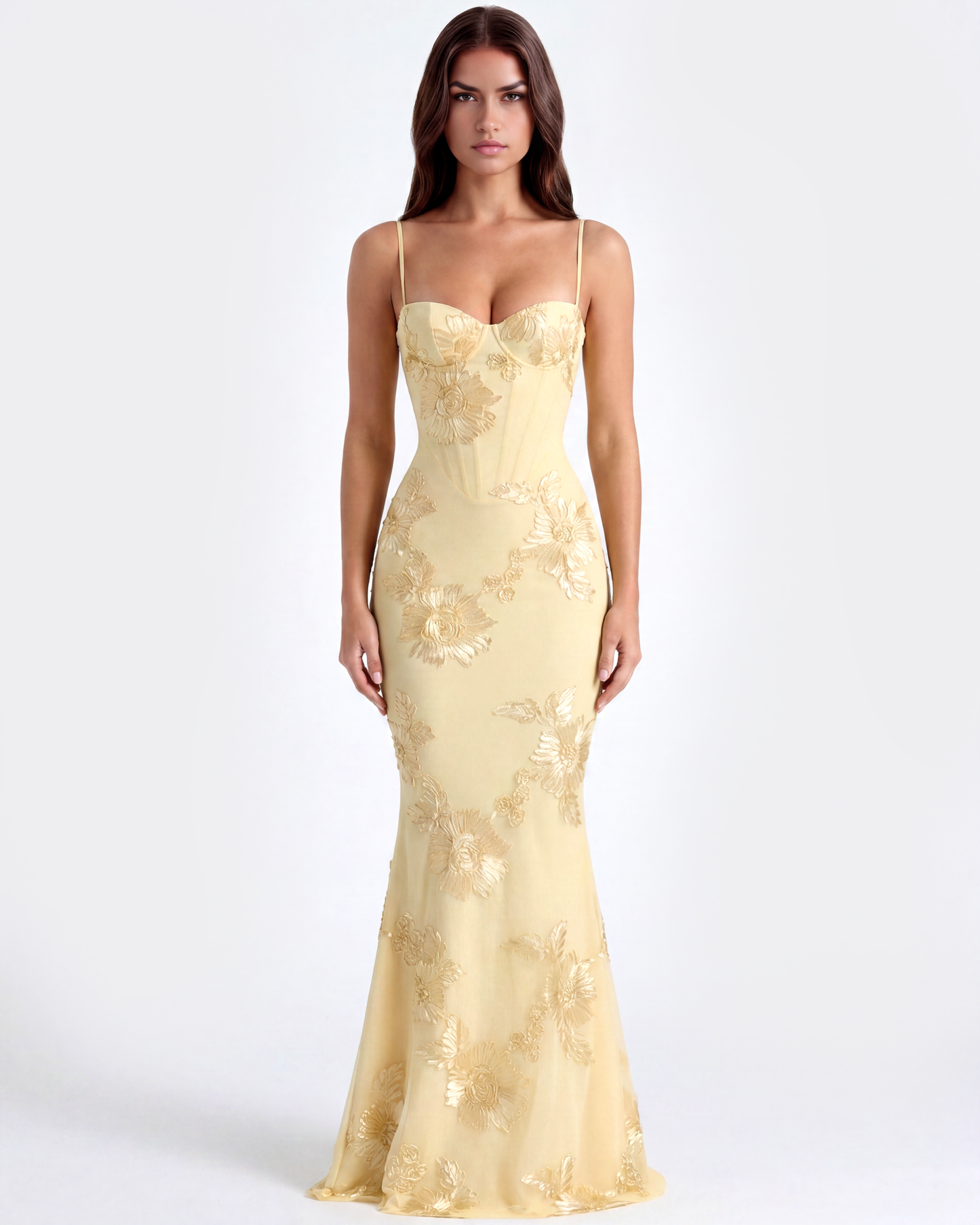 Anna | Women's Embroidered Formal Wedding Guest Dress