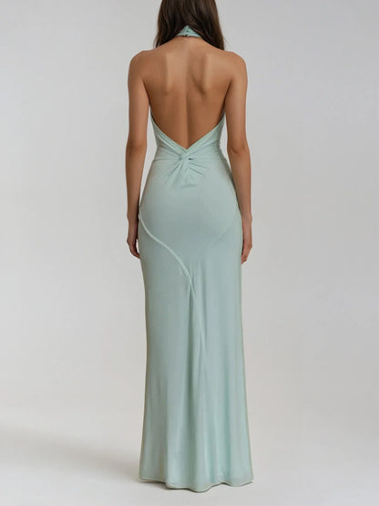 Madison | Women's Elegant Halter Maxi Dress