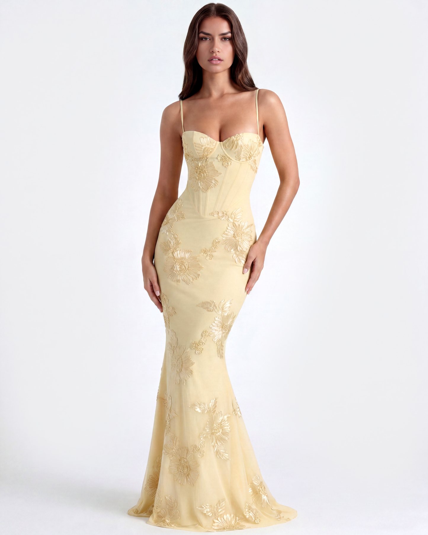 Anna | Women's Embroidered Formal Wedding Guest Dress