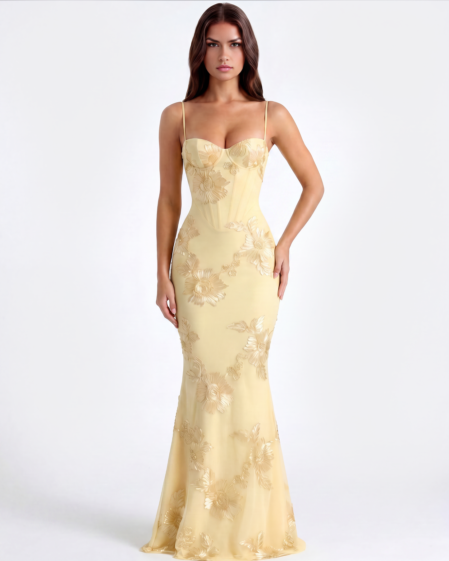Anna | Women's Embroidered Formal Wedding Guest Dress