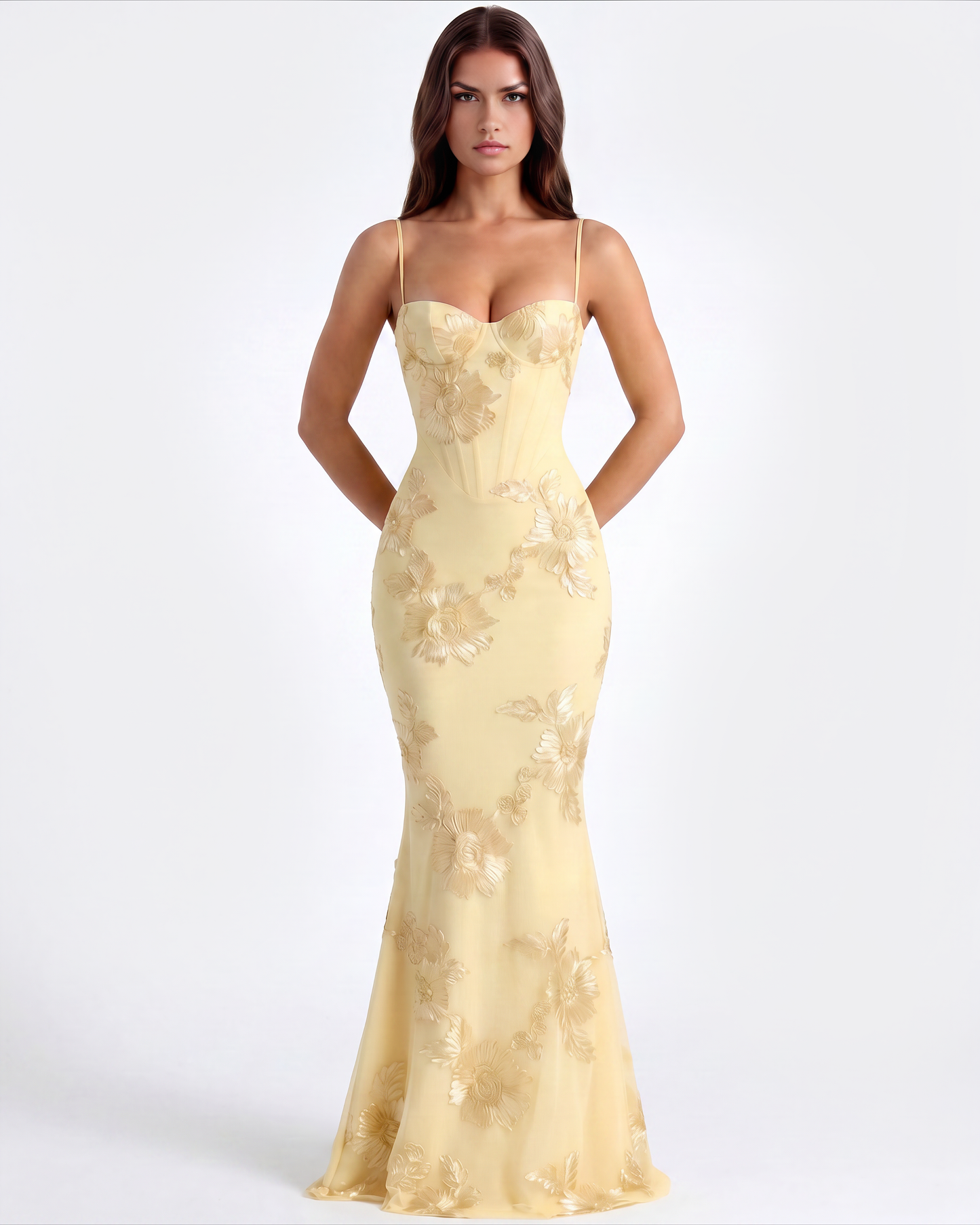 Anna | Women's Embroidered Formal Wedding Guest Dress