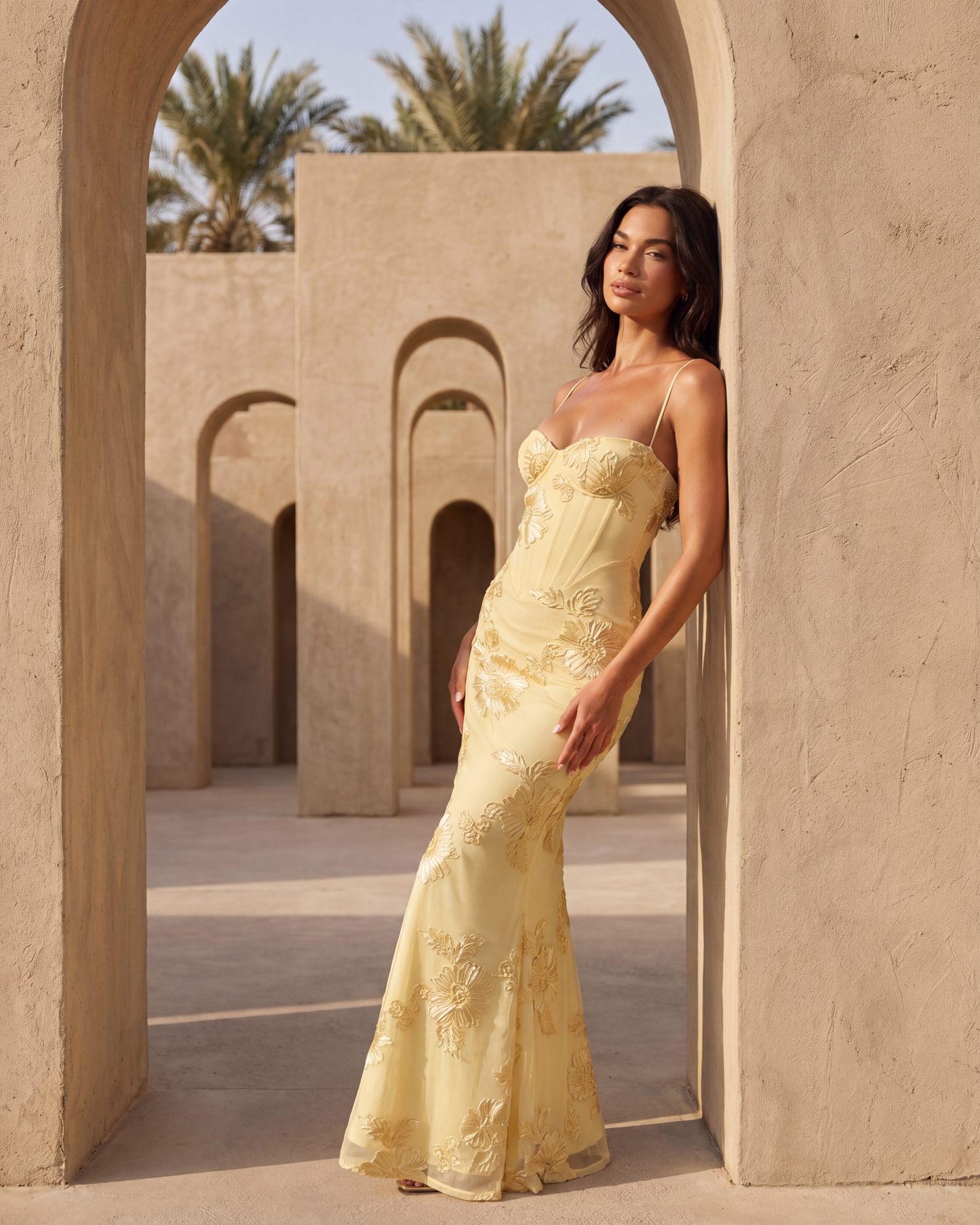Anna | Women's Embroidered Formal Wedding Guest Dress