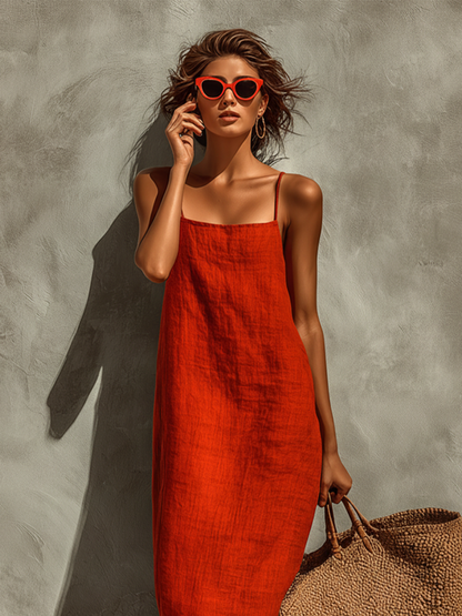 Britta | Women's Summer Spaghettistrap Maxi Dress