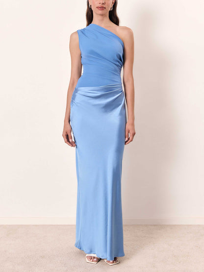 Willow | Women's Elegant One-Shoulder Maxi Dress