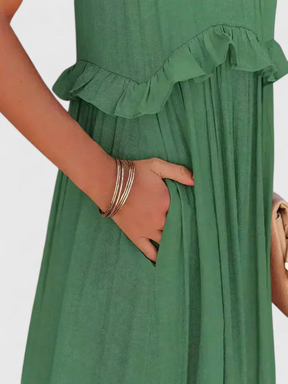 Morgan | Women's Elegant Draped Maxi Dress