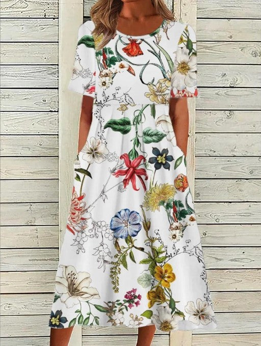 Camila | Women's Summer Printed Floral Dress