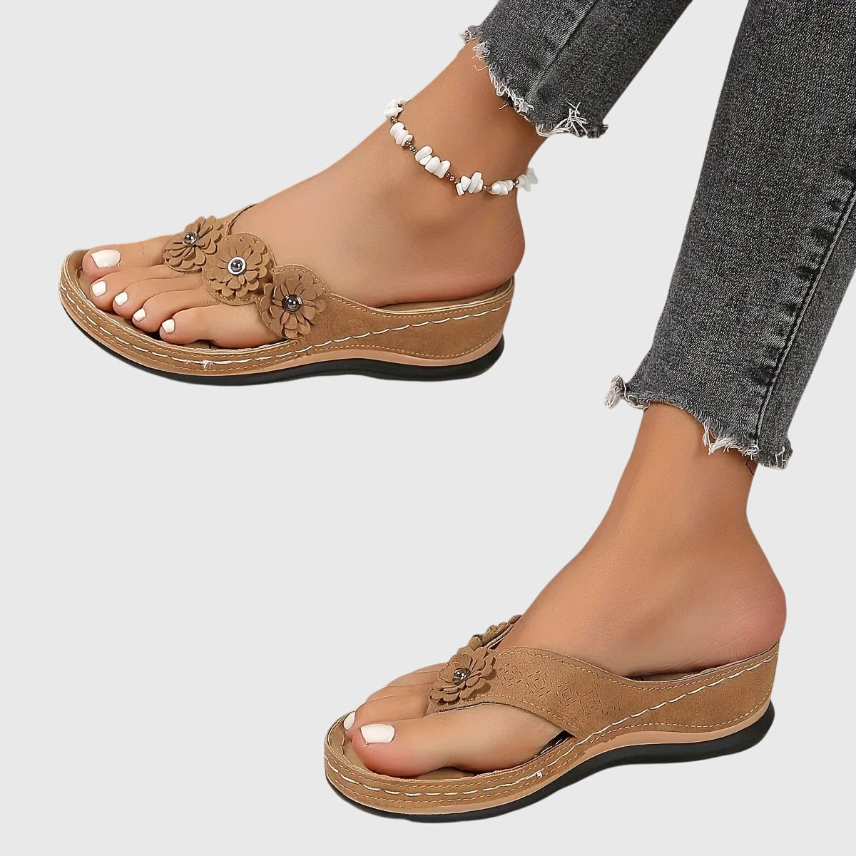 Wren | Women's Platform Slip-On Flip Flop Sandals