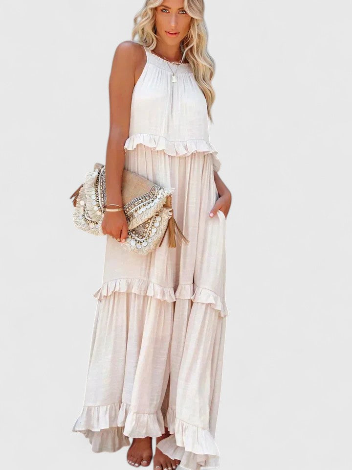Morgan | Women's Elegant Draped Maxi Dress