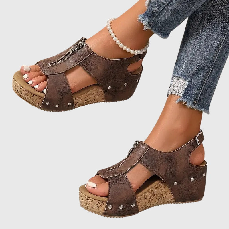 Nicole | Women's Orthopedic Wedge Sandals