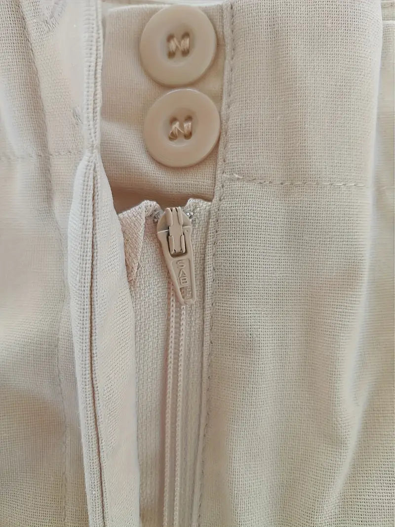 Ashley | Women's Sleeveless Linen Two Piece Set