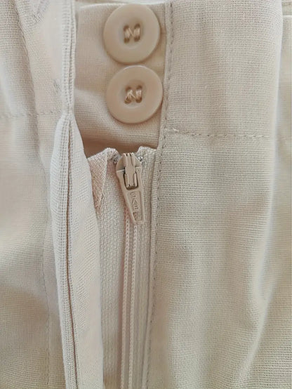 Ashley | Women's Sleeveless Linen Two Piece Set