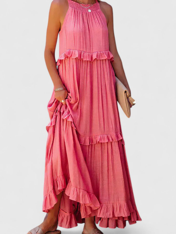 Morgan | Women's Elegant Draped Maxi Dress