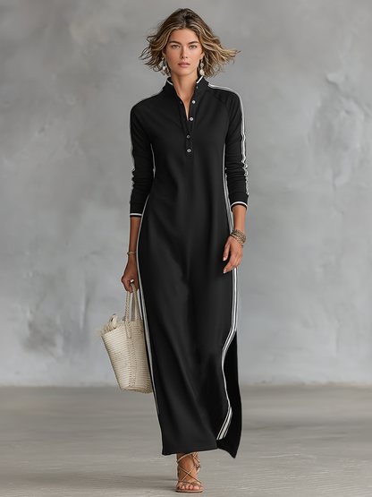 Marissa | Women's Elegant Button-down Maxi Dress
