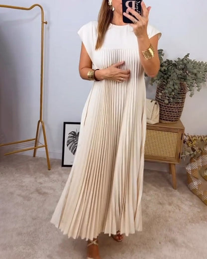 Grace | Women's Elegant Pleated Maxi Dress
