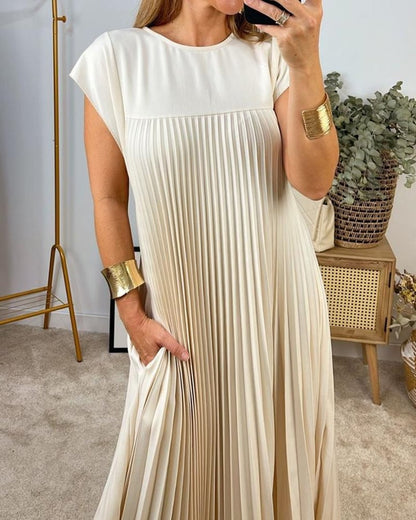 Grace | Women's Elegant Pleated Maxi Dress