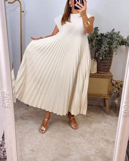 Grace | Women's Elegant Pleated Maxi Dress