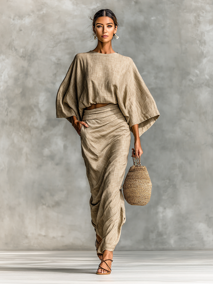 Kara | Women's Summer Two Piece Maxi Dress
