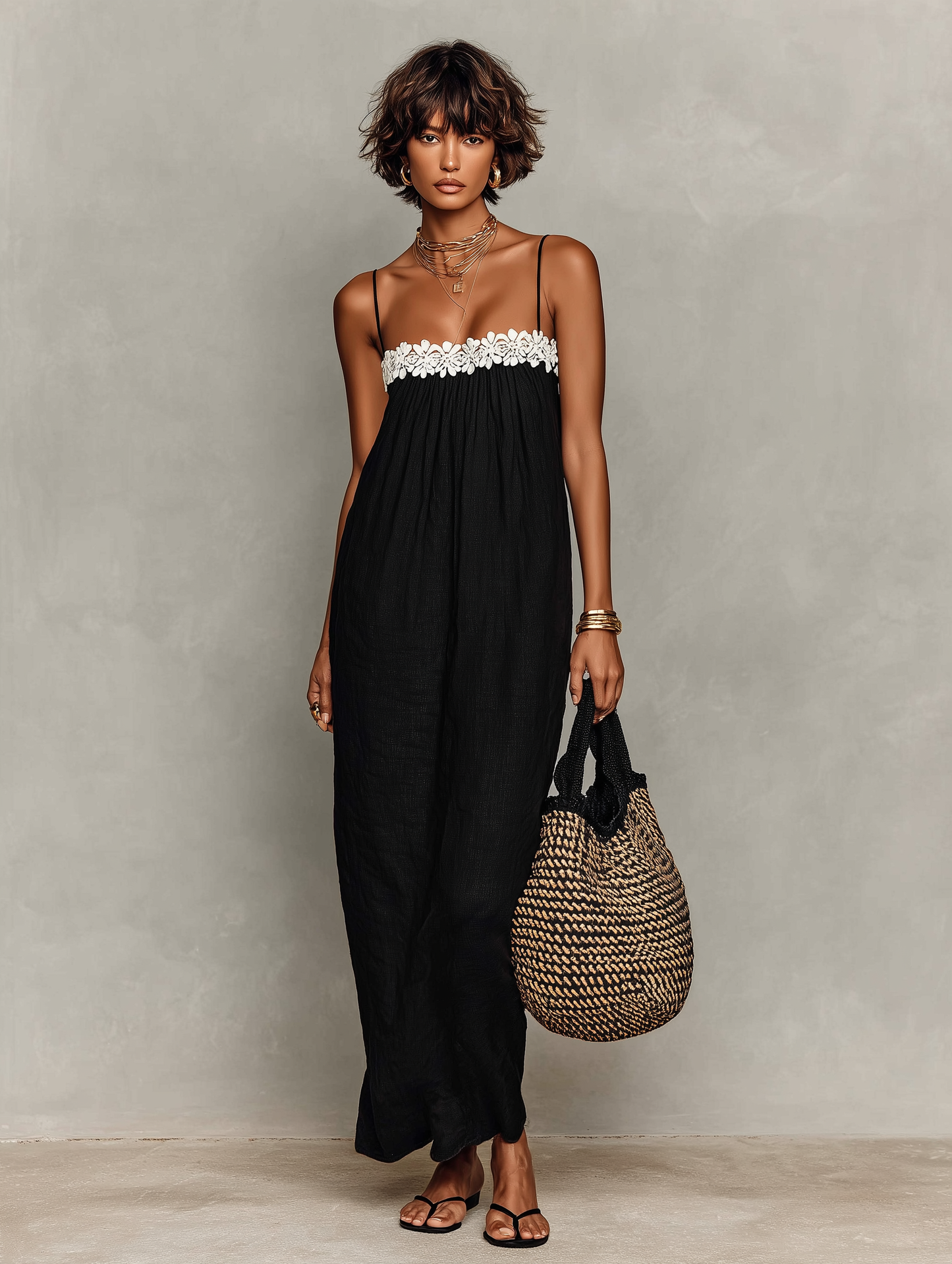 Karina | Women's Elegant Flowing Maxi Dress