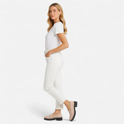 Josephine | Women's Suede Platform Low Heel Loafers