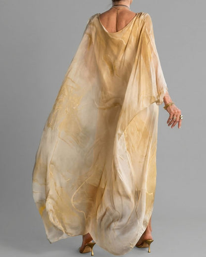 Flora | Women's Relaxed Fit Chiffon Maxi Dress