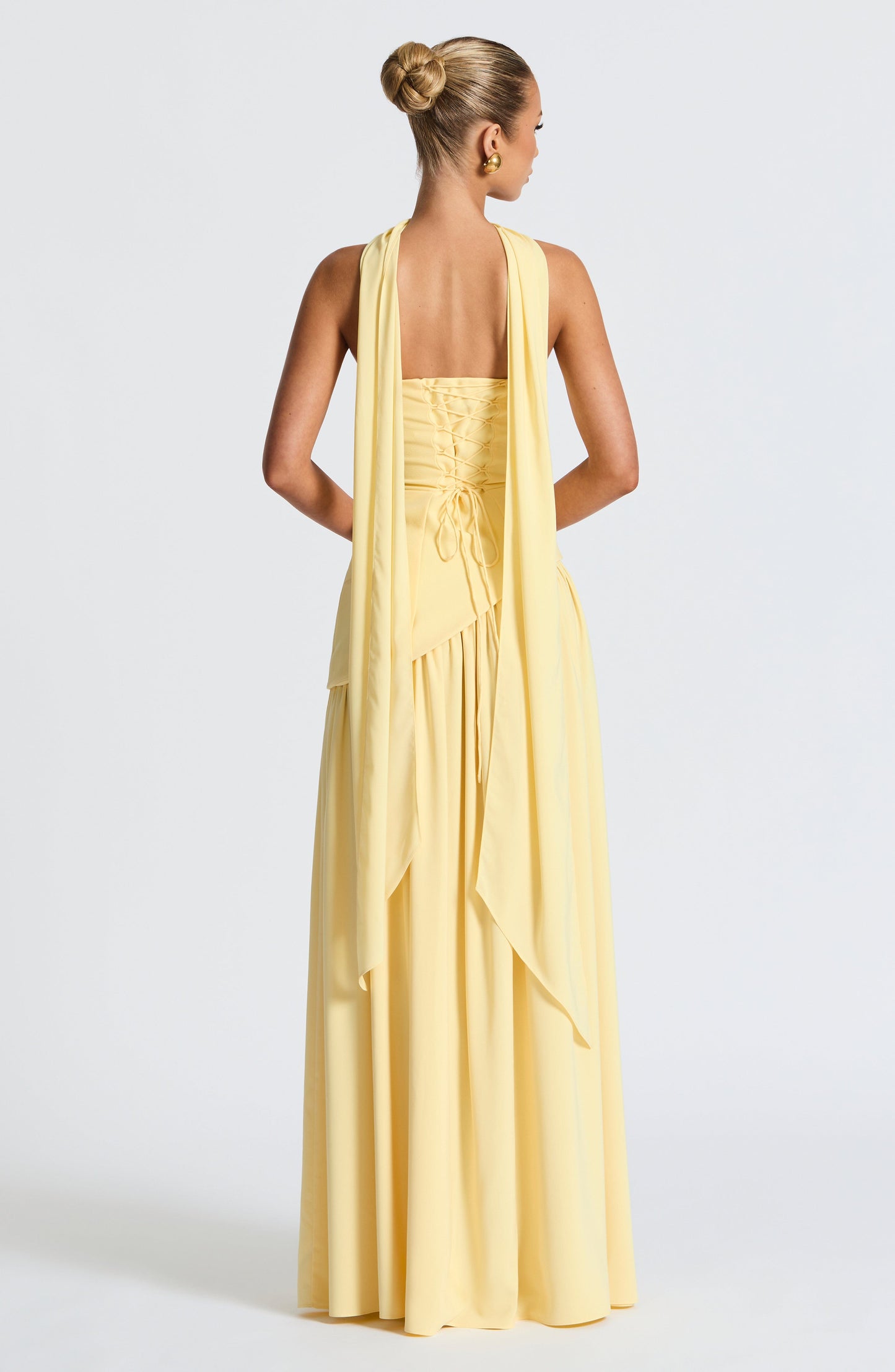 Lucy | Women's Formal Side Slit Wedding Guest Maxi Dress