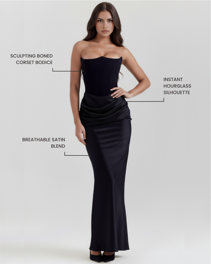 Ember | Women's Strapless Fitted Evening Dress