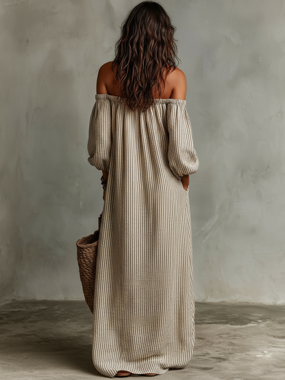 Jade | Women's Off-Shoulder Maxi Holiday Dress