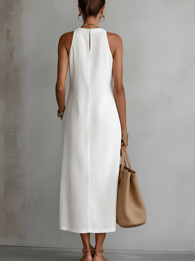 Angela | Women's Summer Sleeveless Midi Dress