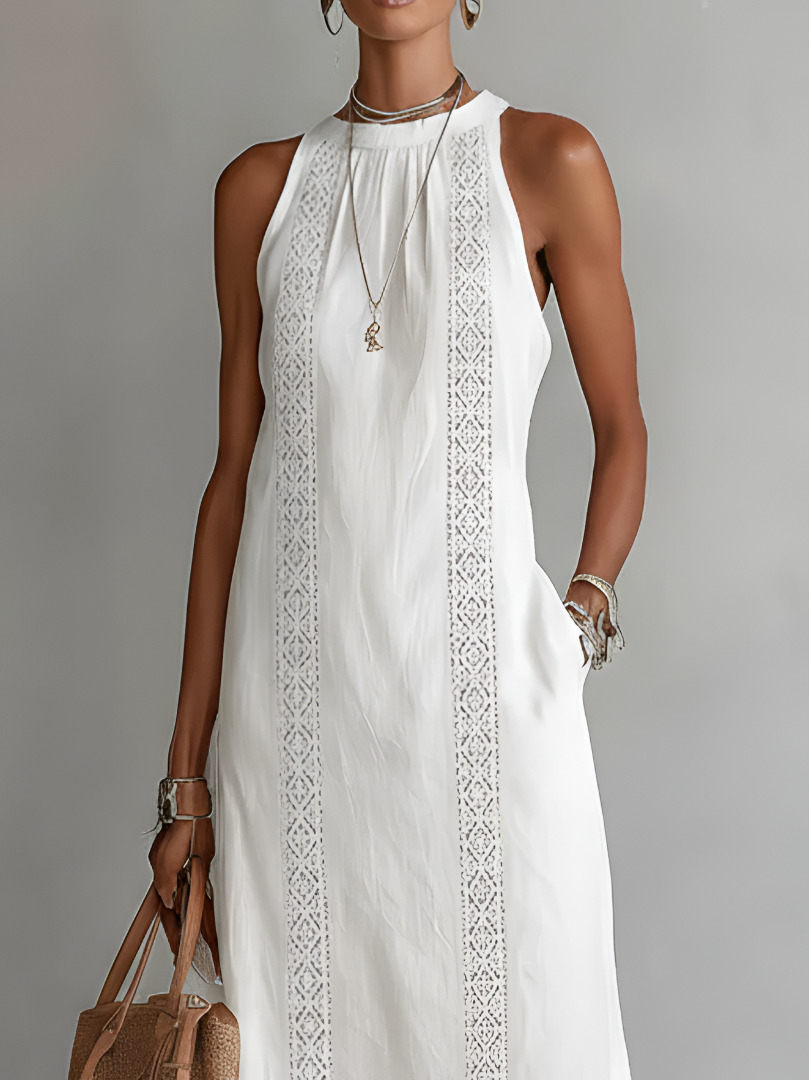 Angela | Women's Summer Sleeveless Midi Dress