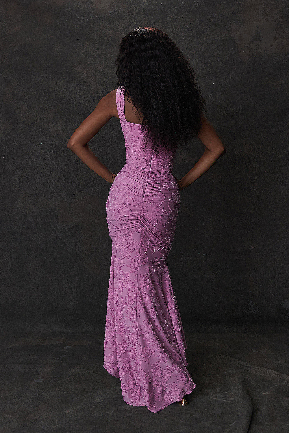 Everly | Women's Asymmetrical Wedding Guest Maxi Dress