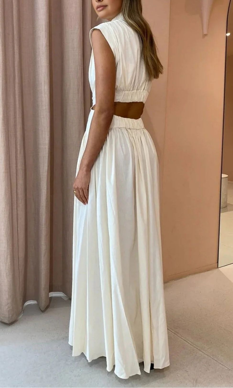 Poppy | Women's High Neck Sleeveless Maxi Dress