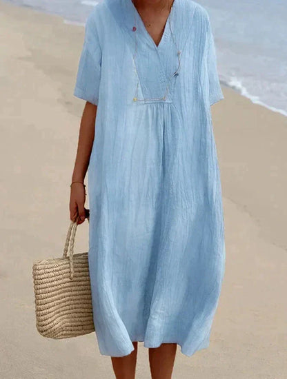 Melissa | Women's Summer Linen Sun Dress