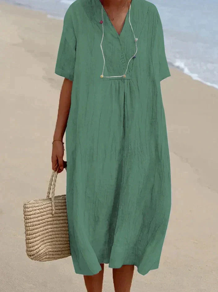 Melissa | Women's Summer Linen Sun Dress