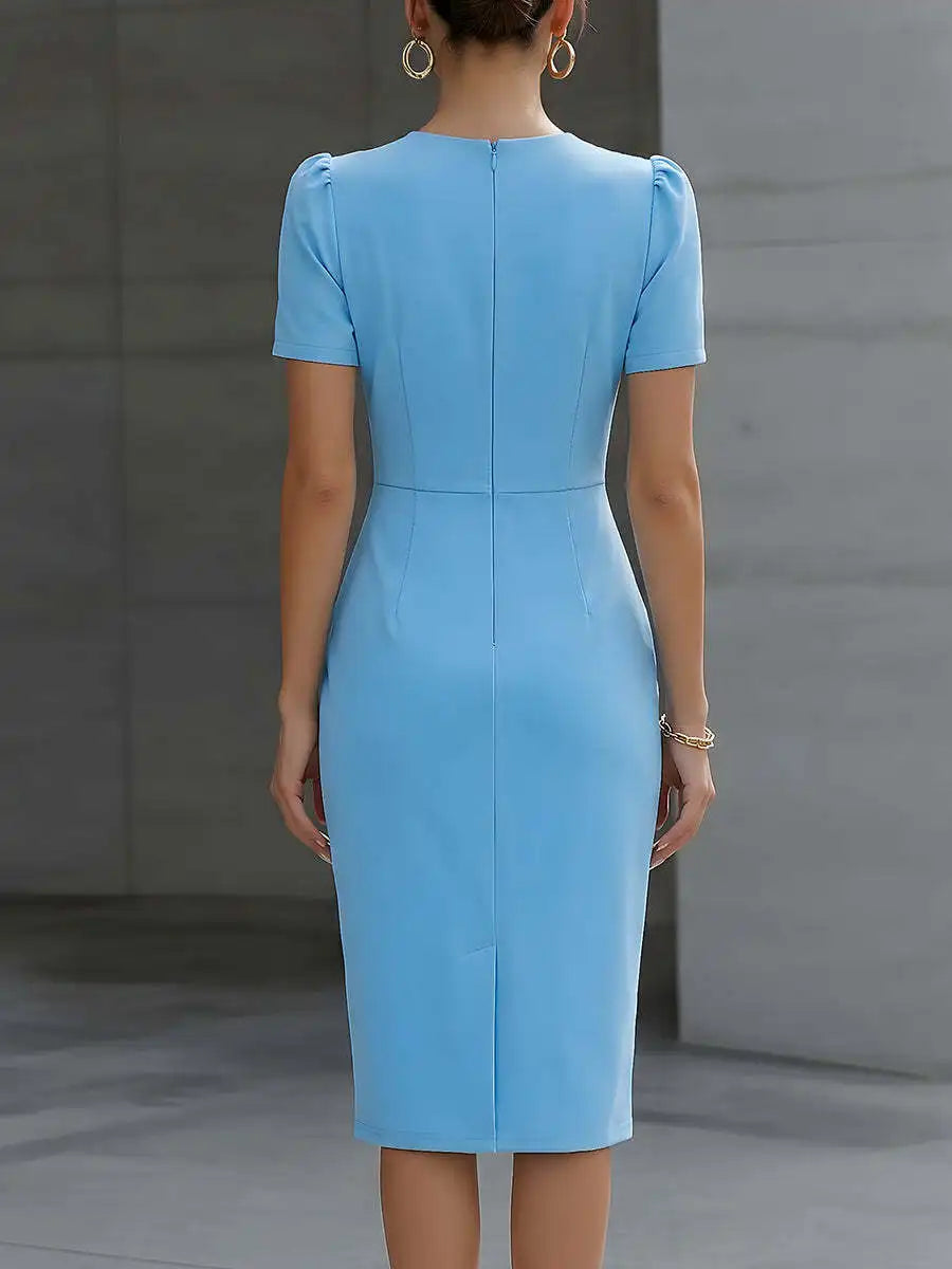 Ariana | Women's Elegant Fitted Midi Dress