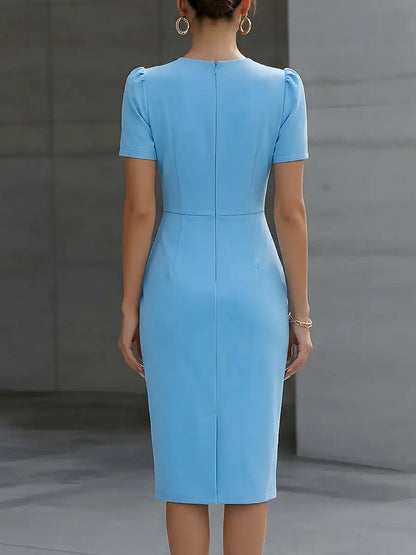 Ariana | Women's Elegant Fitted Midi Dress