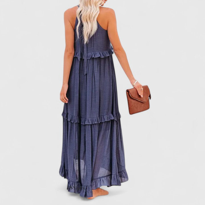 Morgan | Women's Elegant Draped Maxi Dress