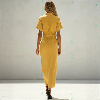 Teagan | Women's Side Split Shirt Dress
