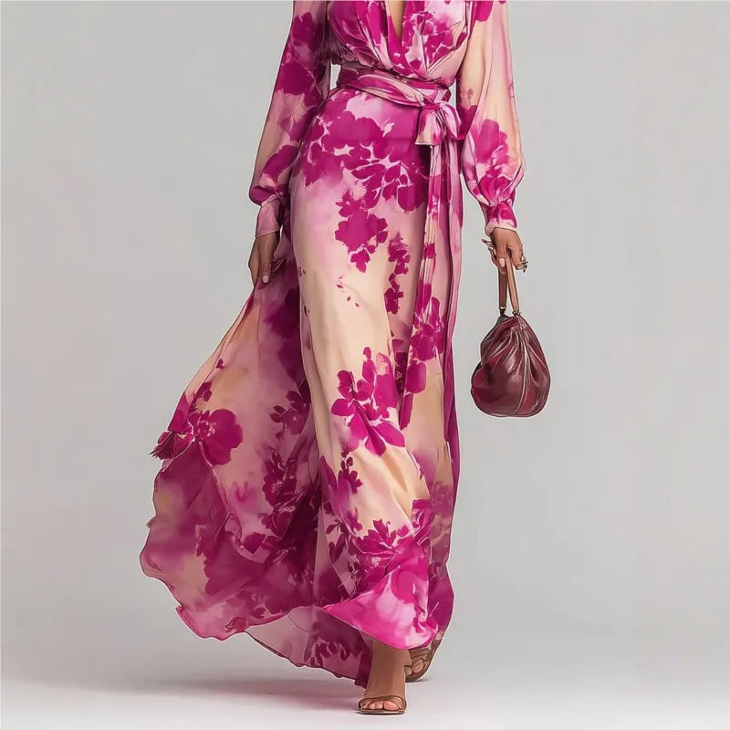 Ember | Women's Summer Floral Longsleeve Dress