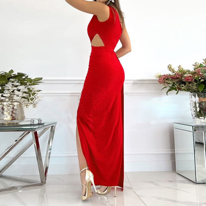 Rachel | Women's Evening One-Shoulder Maxi Dress