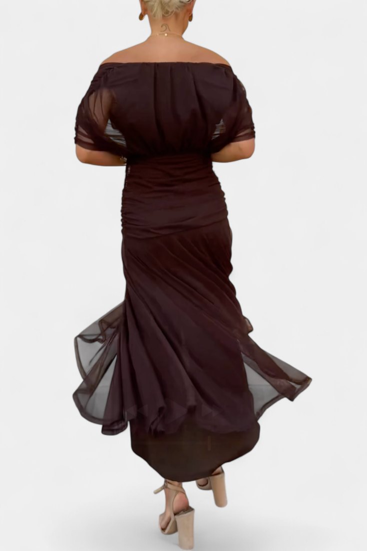 Siobhan | Women's Evening Off-Shoulder Dress