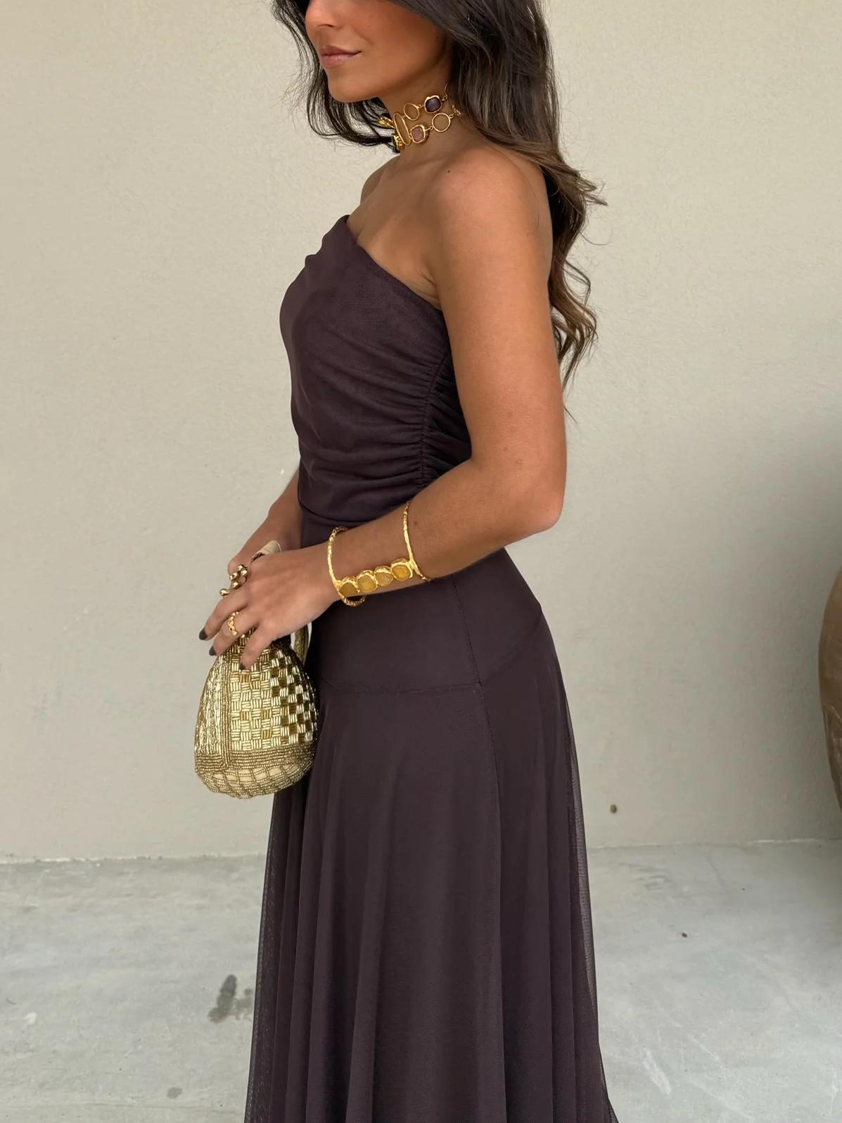 Hannah | Women's Summer Off-Shoulder Evening Dress