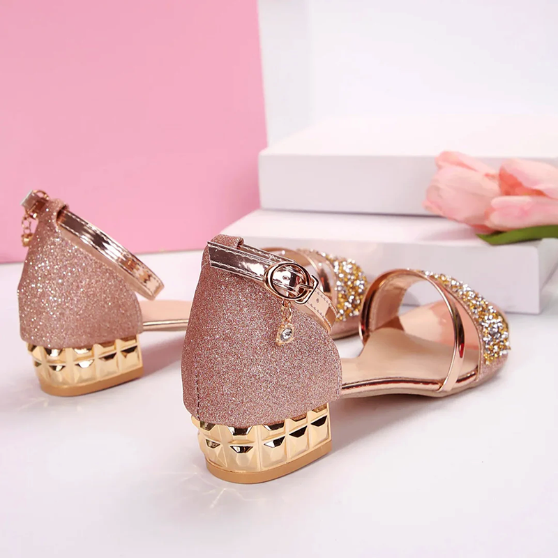 Sloane | Women's Evening Strap Glitter Sandals